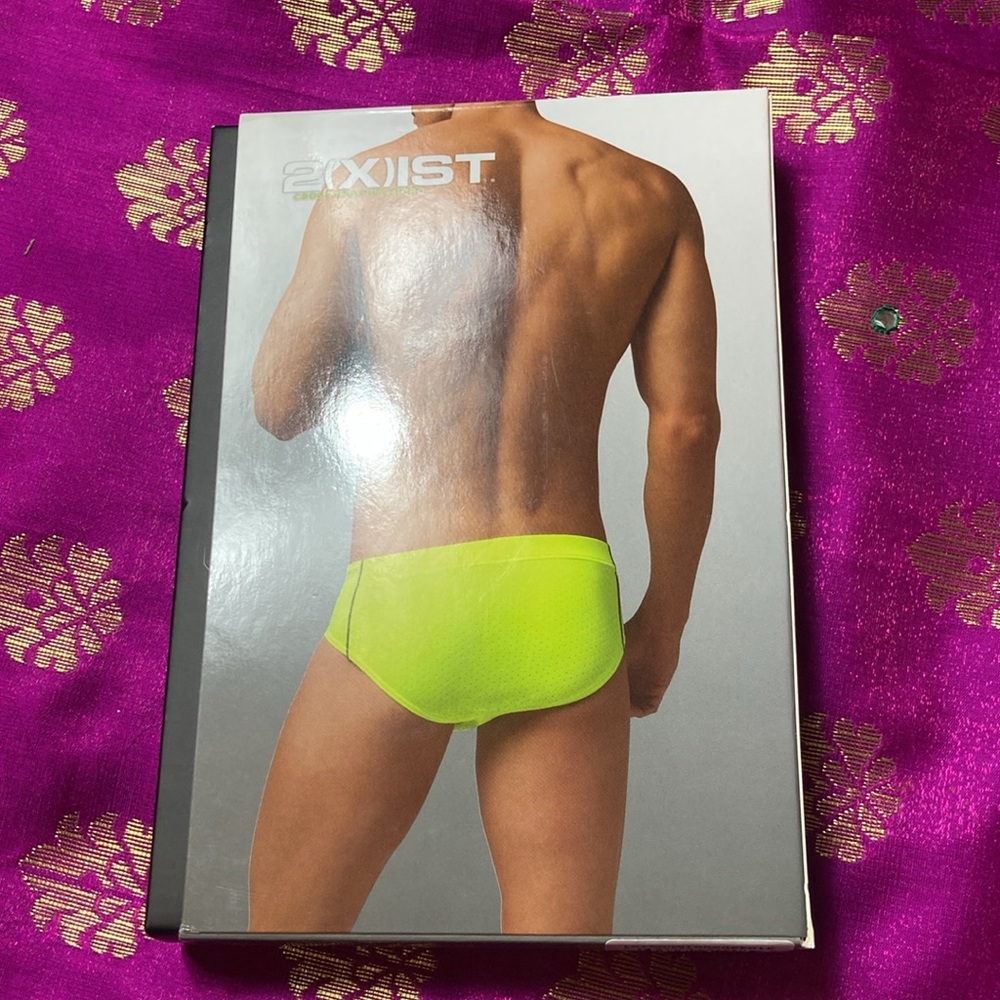 🐬2xist Men's Black Performance Briefs - Picture 2 of 7